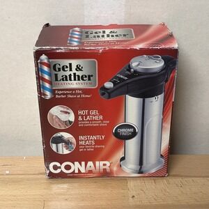 Conair HGL11R Gel & Lather Heating System Chrome Shaving Cream Dispenser